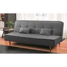 Sofá Cama Silver Linho Cinza Grafite 1,92 - Shop das Cabeceiras Sofá Cama Silver Linho Cinza Grafite 1,92 - Shop das Cabeceiras