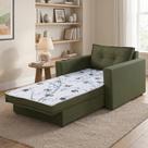 Sofa Cama Solteiro com Braços Quadrado 80x105cm Lua Sofa Cama Solteiro com Braços Quadrado 80x105cm Lua