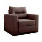 Sofá-Cama Solteiro Marisol Suede Marrom