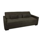 Sofá Cama Tone 203cm Reclinável Manual Suede Capuccino - Sallar Home Sofá Cama Tone 203cm Reclinável Manual Suede Capuccino - Sallar Home