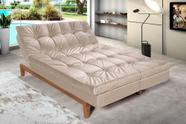 Sofá Cama Versátil Pés de Madeira Espuma D33 Sofá Cama Versátil Pés de Madeira Espuma D33