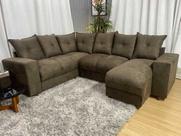 Sofá Canto Marrom 603 Áustria