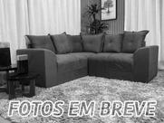 Sofá Canto Marrom Cappuccino 609 Belo