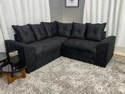 Sofá Canto Preto 601 Belo