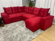 Sofá Canto Vermelho 608 Áustria