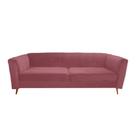 Sofá Chesterfield Camel 2,30M - Suede Rose / Recepção, moveis, sala, decoração Sofá Chesterfield Camel 2,30M - Suede Rose / Recepção, moveis, sala, decoração