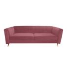 Sofá Chesterfield Camel 2,30M - Suede Rose / Recepção, moveis, sala, decoração Sofá Chesterfield Camel 2,30M - Suede Rose / Recepção, moveis, sala, decoração
