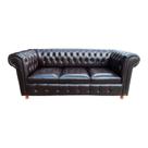 Sofá Chesterfield Capitone Luiz XV Corano Cafe 2,30cm