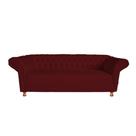 Sofá Chesterfield Conde 2,30M - Suede Bordo / Recepção, moveis, sala, decoração