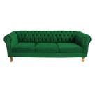 Sofa Chesterfield Duque Verde Bandeira 2.30M Sala Recepcao Barbearia