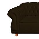Sofá Chesterfield Elisabeth 2M - Suede Marrom / sala de estar, recepção, barbearia