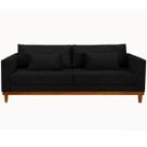 Sofá Chesterfield London 1,80 - Suede Preto / Decoracao , Sala estar, tv, recepção, consultorio