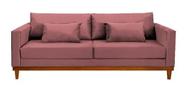 Sofá Chesterfield London Suede Rosa