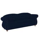 Sofá Chesterfield Merlo 3 lugares 1,80 - Suede Azul Marinho / Decoração, recepção, Barbearia, sala tv estar Sofá Chesterfield Merlo 3 lugares 1,80 - Suede Azul Marinho / Decoração, recepção, Barbearia, sala tv estar