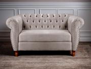 Sofá Chesterfield Nobreza 2 Lugares Retrô Vintage com Captnoê Sofá Chesterfield Nobreza 2 Lugares Retrô Vintage com Captnoê