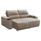 Sofa com Porta Copo 4 Lugares 190cm Retratil-Reclinavel Lion