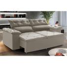 Sofá Compact 150 cm Retrátil e Reclinável com Molas Espirais Suede Castor - Sofá na Web Sofá Compact 150 cm Retrátil e Reclinável com Molas Espirais Suede Castor - Sofá na Web