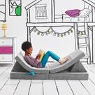 Sofá conversível para crianças e crianças Play Couch YOURIGAMI cinza