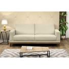 Sofá Cronus 2 Lugares 1,45M em Suede Bege Marfim Sofá Cronus 2 Lugares 1,45M em Suede Bege Marfim