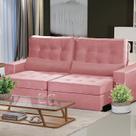 Sofá Curitiba Modular 3 Lugares 230cm Retrátil Reclinável