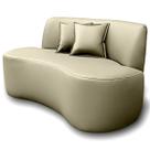 Sofá Curvo Decorativo Feijão Forma Orgânica material sintético Macio Maranata