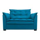 Sofá Dandara 2 Lugares Compacto Estofado Confortável Suede Diversas Cores