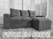 Sofá de 3 Lugares Azul 810 Chaise Ane