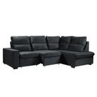 Sofá de Canto 3 Lugares com Chaise Molas Bonnel Denver 255cm Sofá de Canto 3 Lugares com Chaise Molas Bonnel Denver 255cm