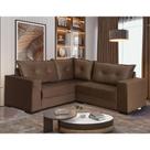 Sofá de Canto 3x2 Lugares Napoli Design Estofados Caramelo