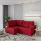 Sofá de Canto 4 Lugares 181cm Leme Vermelho Sofá de Canto 4 Lugares 181cm Leme Vermelho