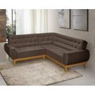 Sofá de Canto 5 Lugares Ágata Linha