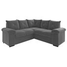 Sofá De Canto 5 Lugares Pegasus Veludo Mamflex Cinza