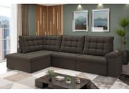 Sofá de Canto 6 Lugares Retrátil Reclinável Suede Veludo Dallas Flexforma Estofados Sofá de Canto 6 Lugares Retrátil Reclinável Suede Veludo Dallas Flexforma Estofados