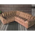 Sofá de canto Madrid Premium 2 metros por 2,45 Suede Velut Sofa na Web