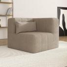 Sofá de Canto Modular de Espuma Easybox CabeCasa MadeiraOriginals Taupe