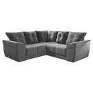 Sofá de Canto Moscou Cinza Selmer