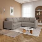 Sofá de Canto Orquídea 5 Lugares em Linho CabeCasa MadeiraOriginals