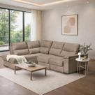 Sofá de Canto Retrátil Chaise Lado Direito 4 Lugares Nest CabeCasa MadeiraOriginals Bege Sofá de Canto Retrátil Chaise Lado Direito 4 Lugares Nest CabeCasa MadeiraOriginals Bege