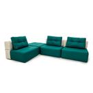 Sofá de Chão Serena: Conforto para Áreas Externas - Cor Verde