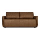 Sofá de Couro 2 Lugares Vitória 1,60 cm Marrom Camel Sofá de Couro 2 Lugares Vitória 1,60 cm Marrom Camel