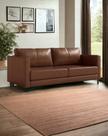 Sofá de Couro 2 Lugares Zeus YesCasa 2,00 cm Marrom Red Sofá de Couro 2 Lugares Zeus YesCasa 2,00 cm Marrom Red