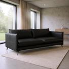 Sofá de Couro Legítimo 2 Lugares 200cm Dijon