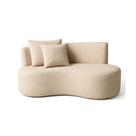 Sofá Decorativo Curvo Orgânico Nature Gaia Boucle - Montanaris Decor Sofá Decorativo Curvo Orgânico Nature Gaia Boucle - Montanaris Decor