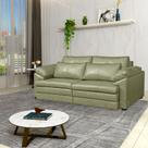 Sofá Decorativo Piece Bipartido Retrátil Sala de Estar 175cm Couro Fendi G58 - Gran Belo Sofá Decorativo Piece Bipartido Retrátil Sala de Estar 175cm Couro Fendi G58 - Gran Belo