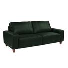 Sofá Decorativo Sala de Estar Asgand 3 Lugares 220cm material sintético - Mozzelar Sofá Decorativo Sala de Estar Asgand 3 Lugares 220cm material sintético - Mozzelar