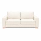 Sofá Decorativo Sala de Estar Champions 3 Lugares 200cm Couro Tiza - Mozzelar Sofá Decorativo Sala de Estar Champions 3 Lugares 200cm Couro Tiza - Mozzelar
