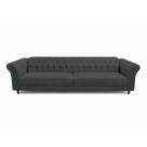 Sofá Decorativo Sala de Estar Chesterfield 3 Lugares 200cm material sintético - Mozzelar