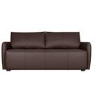 Sofá Decorativo Sala de Estar Lily 2 Lugares 180cm Couro Café G34 - Gran Belo
