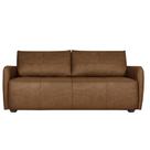 Sofá Decorativo Sala de Estar Lily 3 Lugares 200cm Couro Caramelo G34 - Gran Belo Sofá Decorativo Sala de Estar Lily 3 Lugares 200cm Couro Caramelo G34 - Gran Belo