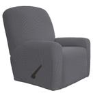 Sofá elástico reclinável Slipcover Easy-Going, 4 peças, cinza Sofá elástico reclinável Slipcover Easy-Going, 4 peças, cinza